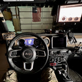 Rearview Mirror Delete for 2018 + Jeep Wrangler JL & Gladiator - CMM Offroad