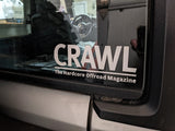 CRAWL 2x5 Inch Die-Cut Stickers